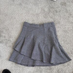 Zara Gray A-Line Skirt